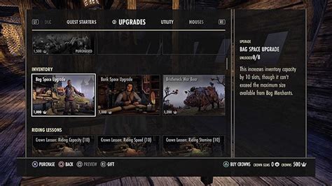 Eso Inventory How To Expand It The Elder Scrolls Online Guide