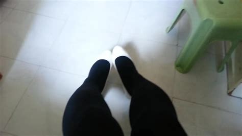 White Patent Pumps With Black Pantyhose Teaser Gay Man Porn Feat Kit XHamster