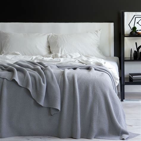 В'язане покривало La Modno Корн, Колір хмари — DC textile