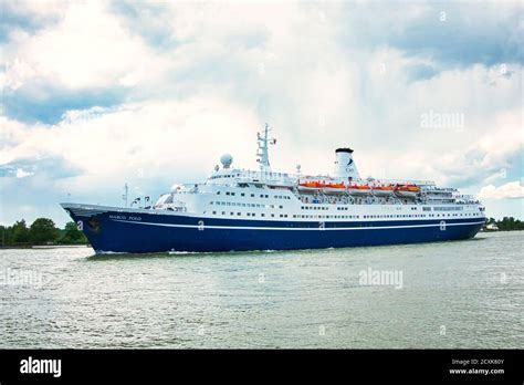 Rouen France June Circa 2019 Marco Polo Aleksandr Pushkin Cruise