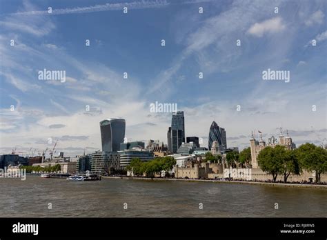 Skyline Of London England Uk Stock Photo Alamy