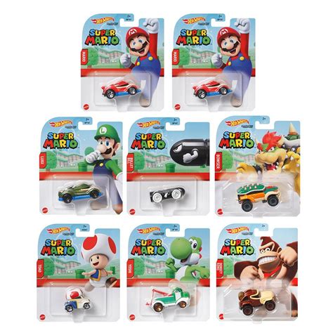 Hot Wheels 風火輪 卡通角色合金小車 瑪利歐系列 原箱7 1入 C箱號 PChome 24h購物