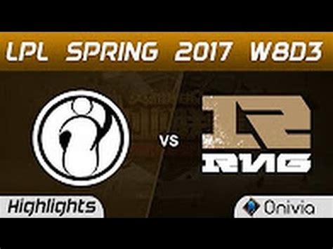 IG Vs RNG Highlights Game 2 LPL Spring 2017 W8D3 Invictus Gaming Vs