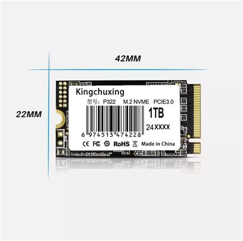Kingchuxing Ssd Nvme M.2 2242 жесткий диск SSD 1 ТБ M.2 2242 Nvme Ssd ...