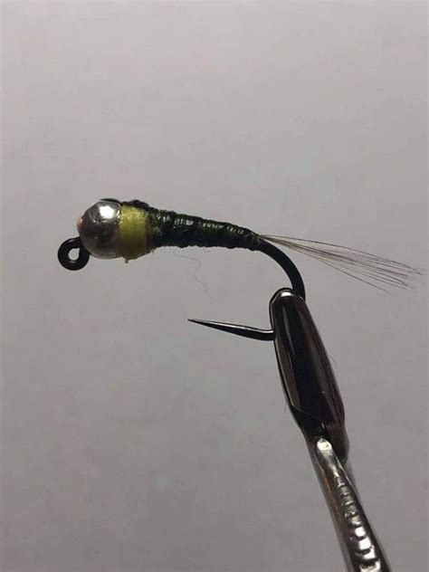 Tactical Olive Hot Spot Jig Hook West Coast Flies