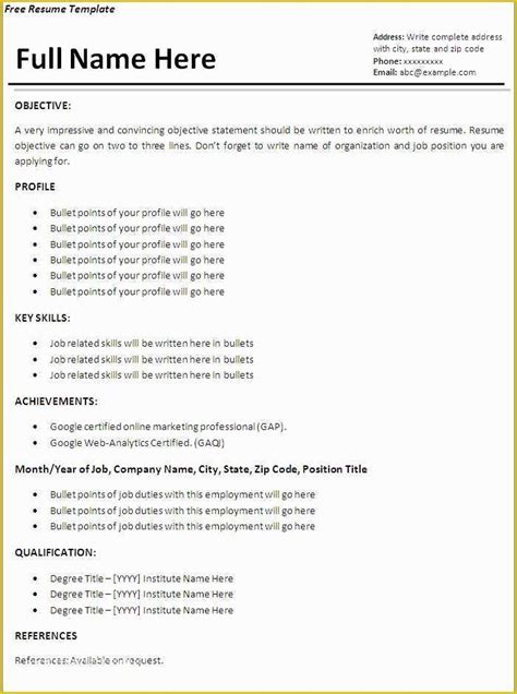 job resume template  resume templates heritagechristiancollege