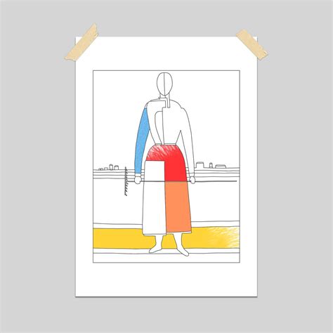 Казимир Малевич • Раскраска