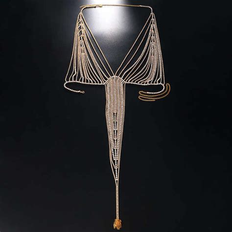 Brave Light Body Jewelry Sexy Women S Accessories Multilayer Sexy Lingerie Chain Crystal Body