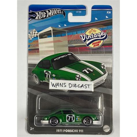 Jual Hot Wheels Porsche Hijau Series Vintage Racing Club Shopee Indonesia