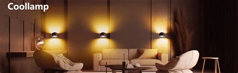 Coollamp Luci Da Parete A Batteria Aplique Pared Interior Con