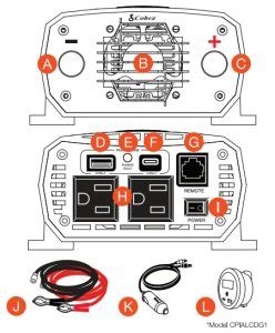 Cobra CPI500W Power 500W Power Inverter User Guide