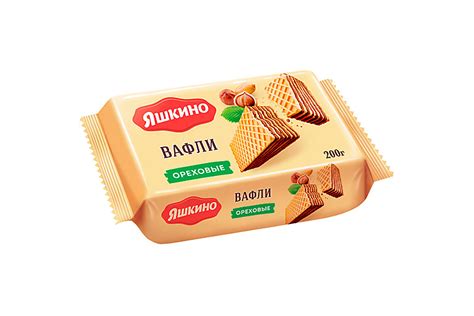 «Яшкино», вафли «Ореховые», 200 г – купить по выгодной цене с ...