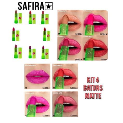 Combos De Batons Matte Cores Variadas Vermelho Rosa Nude Pink Marrom Vinho Shopee