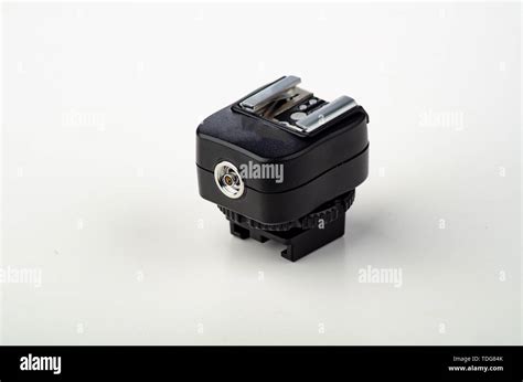 Hot Shoe Flash Trigger Sync Adapter Stock Photo Alamy