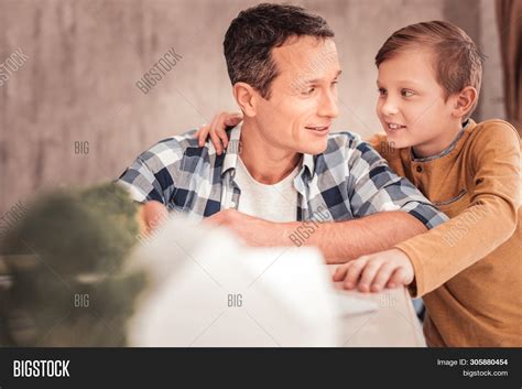 Blonde Haired Son Image Photo Free Trial Bigstock