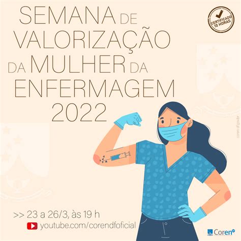 Coren DF vai realizar Semana de Valorização da Mulher da Enfermagem