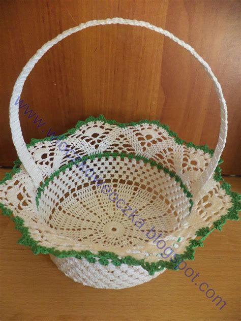 Szyde Kowy Koszyczek Crochet Basket Pattern Free Crochet Basket