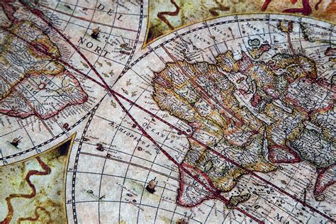 Old Map Collage Artwork Accompanies with COA Highest | Etsy