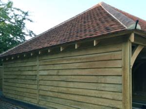 Oak Framed Cart Lodges Log Stores 3D Oak Limited Essex