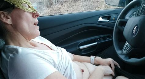 Beautiful Granny Masturbates In Her Car Amateur Porn XHamster