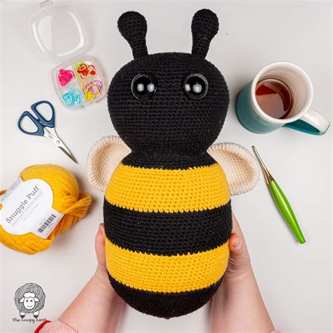 Free Crochet Bee Pattern Amigurumi Bumble Bee The Loopy Lamb