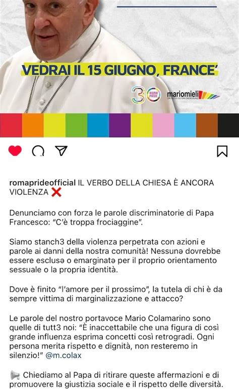 Papa Francesco E L Attacco Ai Seminaristi Gay Le Reazioni Della Comunit Lgbtqia Italiana Gay It