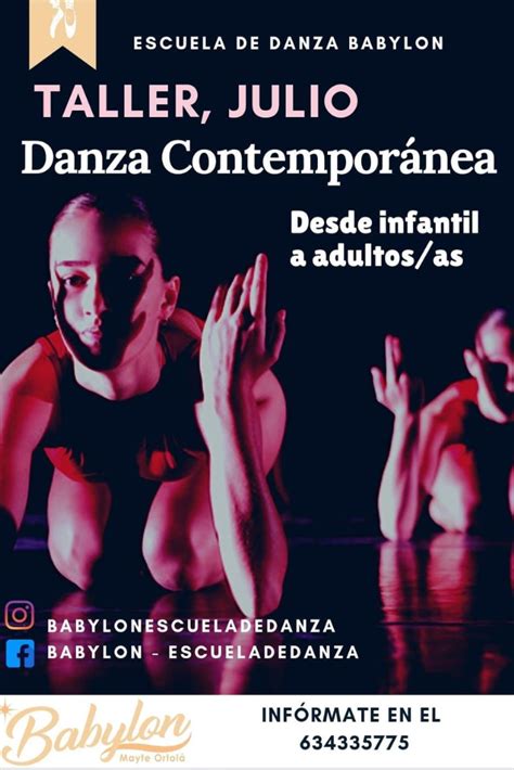 Talleres de danza contemporánea en julio Dénia