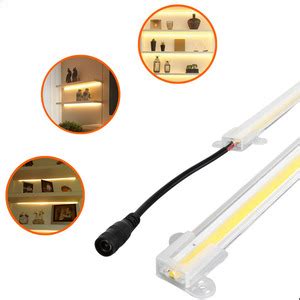 Barra R Gida De Led Metro Ip Decora O Conectores Branco Quente