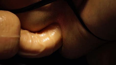 Weißer großer Dildo Anal Action xHamster