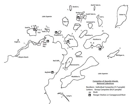 Apostle Islands Visitors Guide - Campsite Options