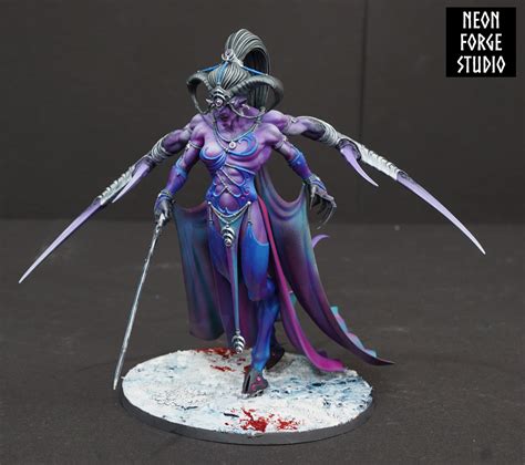 Wh40k Aos Slaanesh Chaos Daemons Army Keeper Of Secrets Etsy