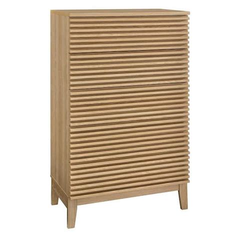 MODWAY Render 5-Drawer Dresser Chest of Drawers in Oak MOD-6967-OAK - The Home Depot