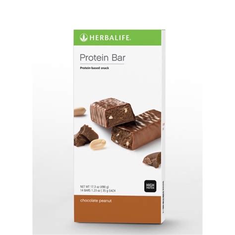 Pre Order Herbalife Chocolate Peanut Protein Bar 14 Bars Shopee Malaysia