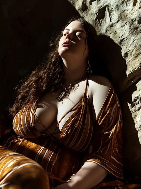 Premium Photo Hot Sexy Fashion Curvy Model In Attractive Pose Fashion Photo Session