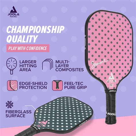 Snapklik Joola Journey Pickleball Paddle Fiberglass Graphite