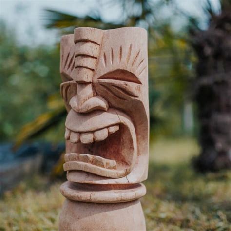 Totem Tiki Totem Polyn Sien Sculpt D Coration Pour Votre Jardin