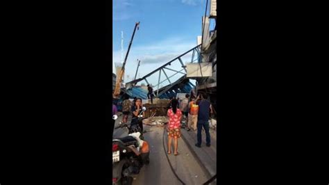 Motorists capture horrific Thailand bridge collapse | Geelong Advertiser