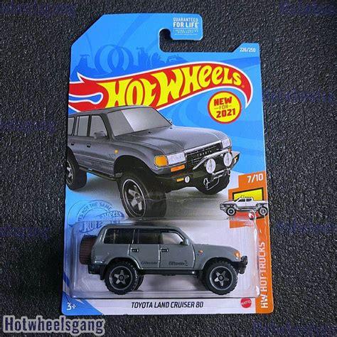 Hot Wheels Off Road Toyota Land Cruiser 80 SUVs 1st Edition US Card Collections JDM Model