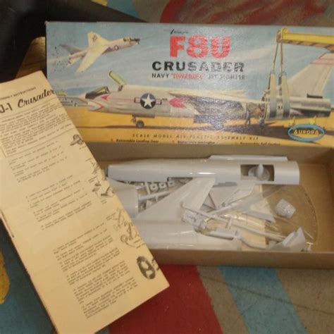 Aurora | Toys | Aurora Model Kit F8u Crusader Navy Supersonic Jet ...