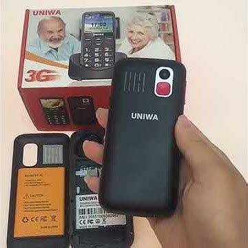 UNIWA V808G - кнопочный телефон с поддержкой 3G - YouTube