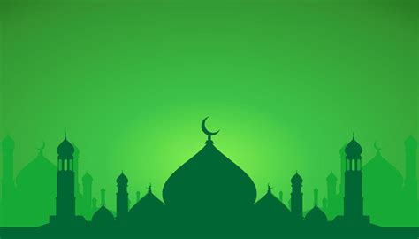 Mosque background. Islamic design vector for background. Mosque silhouette design illustration ...