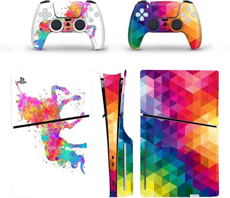 Vinyl Skin For PS5 Slim Disk Edition Console And Controller Skins For