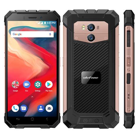 Ulefone Armor X2 IP68 водонепроницаемый мобильный телефон Android 8,1 5 ...