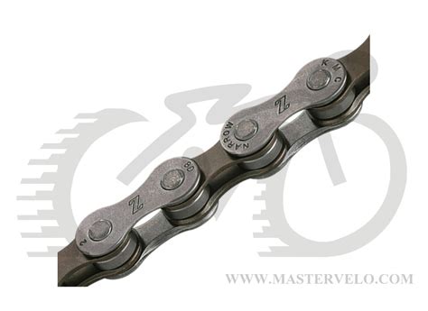 Цепь велосипедная KMC Z7 с замком, 114 звеньев, 7 звезд Gray/Brown