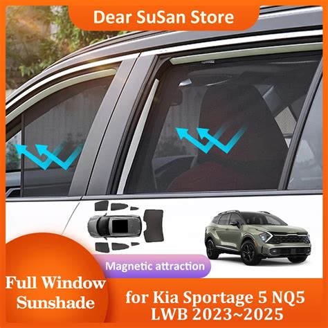 Car Magnetic Sunshade For Kia Sportage 5 NQ5 LWB 2023 2025 2024