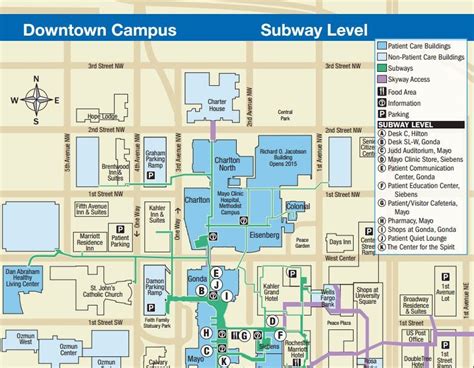 Downtown Rochester Mn Subway Map