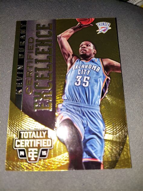 Totally Certified Excellence Kevin Durant Thunder