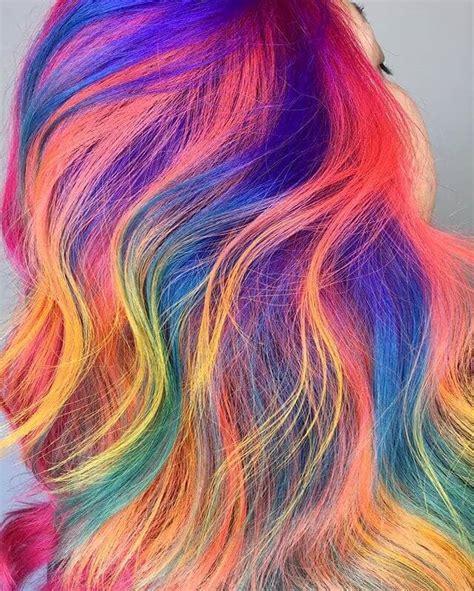 50 Stunning Rainbow Hair Color Styles Trending In 2021