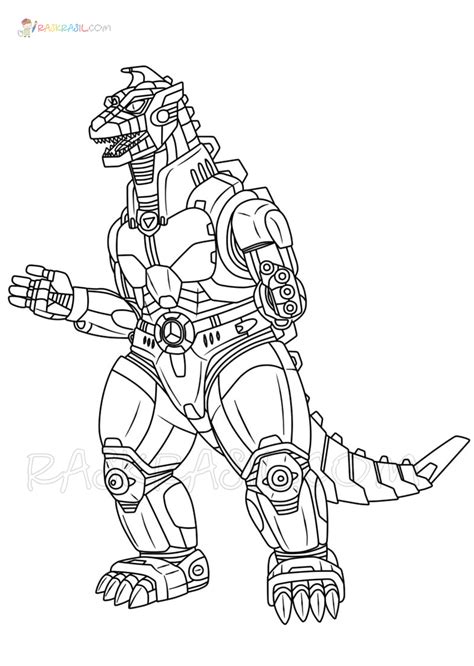 Dibujos De Mechagodzilla Para Colorear Nuevas Im Genes Imprimir Gratis