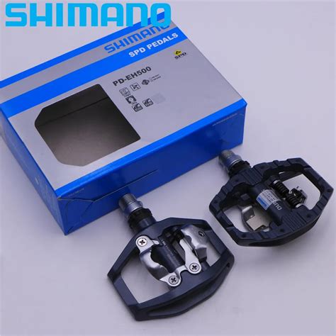 SHIMANO PD EH500 Dual Sided Platform / Clipless SPD Pedals with Cleat ...